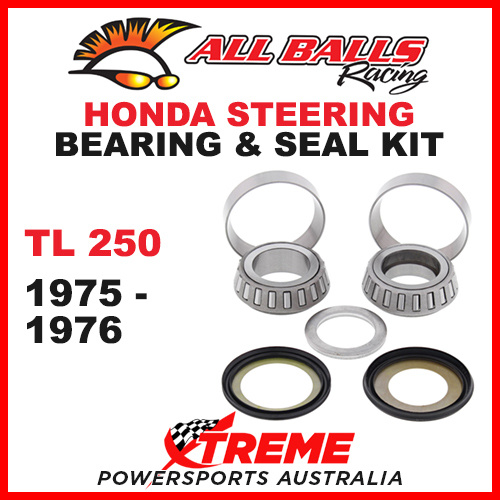 22-1066 Honda TL250 TL 250 1975-1976 Steering Head Stem Bearing & Seal Kit