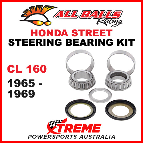 All Balls 22-1066 Honda CL160 1965-1969 Steering Head Stem Bearing Kit