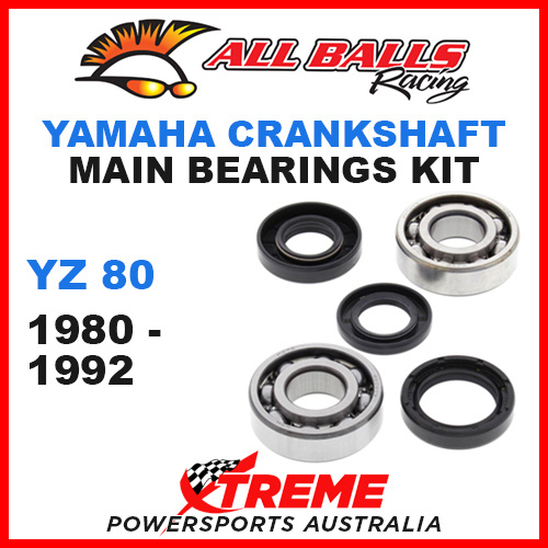 All Balls 24-1022 Yamaha YZ80 YZ 80 1980-1992 Crankshaft Main Bearings MX