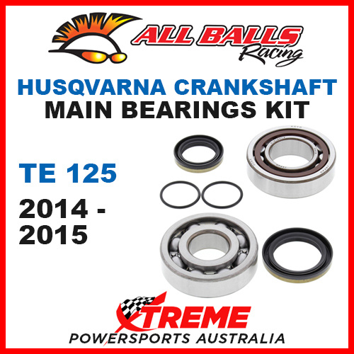 All Balls 24-1097 Husqvarna TE125 TE 125 2014-2015 Crankshaft Main Bearings