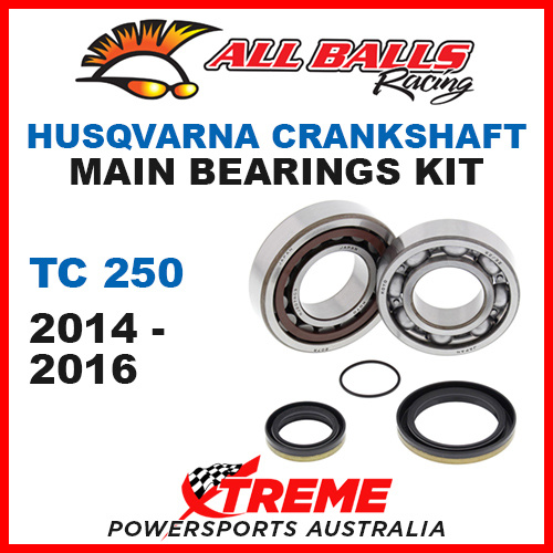 All Balls 24-1098 Husqvarna TC250 TC 250 2014-2016 Crankshaft Main Bearings