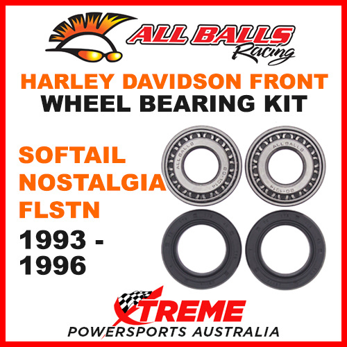 25-1002 HD Softail Nostalgia FLSTN 1993-1996 Front Wheel Bearing Kit