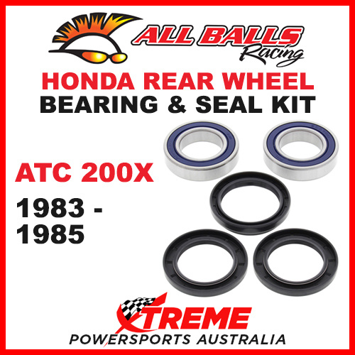 ALL BALLS 25-1122 REAR WHEEL BEARING KIT HONDA ATC200X 1983-1985