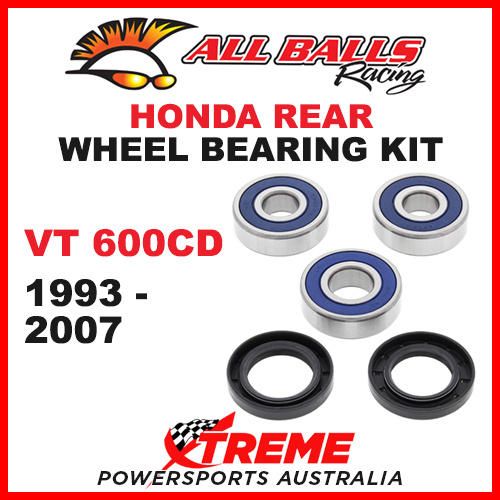 All Balls 25-1258 Honda VT600CD VT 600CD 1993-2007 Rear Wheel Bearing Kit