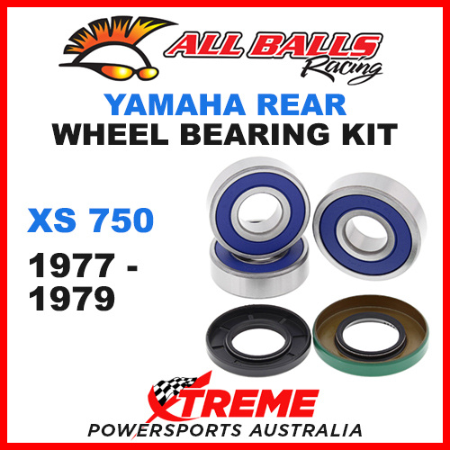 All Balls 25-1264 Yamaha XS750 XS 750 1977-1979 Rear Wheel Bearing Kit