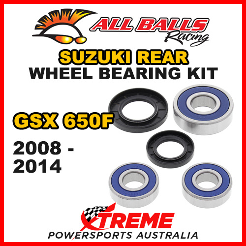 All Balls 25-1269 For Suzuki GSX650F 2008-2014 Rear Wheel Bearing Kit