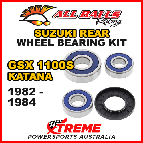 All Balls 25-1270 For Suzuki GSX 1100S Katana 1981-1984 Rear Wheel Bearing Kit