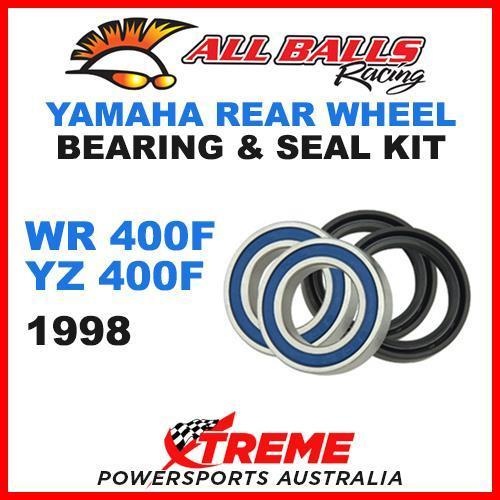 MX Rear Wheel Bearing Kit Yamaha WR400F YZ400F WRF400 YZF400 1998 Moto, All Balls 25-1271