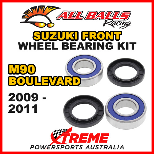 All Balls 25-1276 For Suzuki M90 Boulevard 2009-2011 Front Wheel Bearing Kit