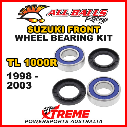 All Balls 25-1276 For Suzuki TL1000R 1998-2003 Front Wheel Bearing Kit