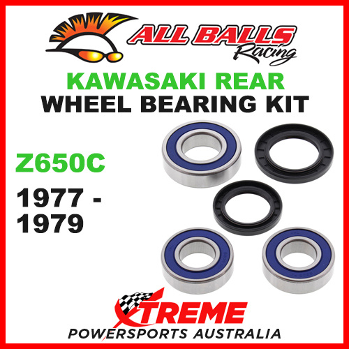 All Balls 25-1278 Kawasaki Z650C Z 650C 1977-1979 Rear Wheel Bearing Kit