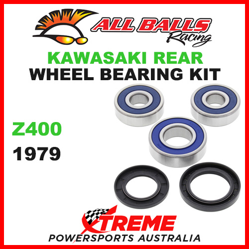 All Balls 25-1280 Kawasaki Z400 Z 400 1974 Rear Wheel Bearing Kit