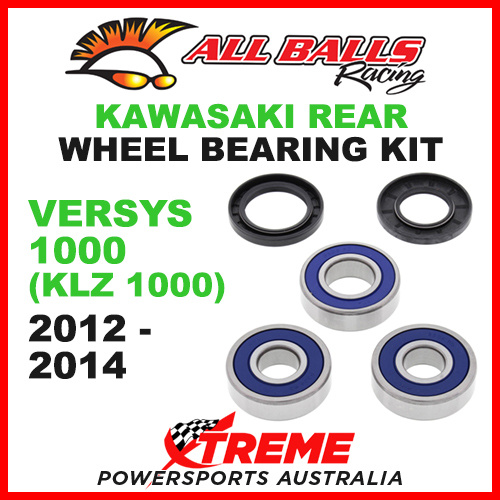 All Balls 25-1281 Kawasaki Versys 1000 (KLZ1000) 2012-14 Rear Wheel Bearing Kit