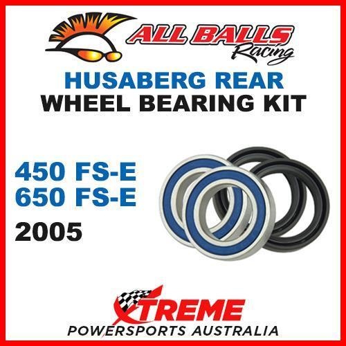 Rear Wheel Bearing Kit Husaberg 450FS-E 650FS-E FSE 450 650 2005, All Balls 25-1283