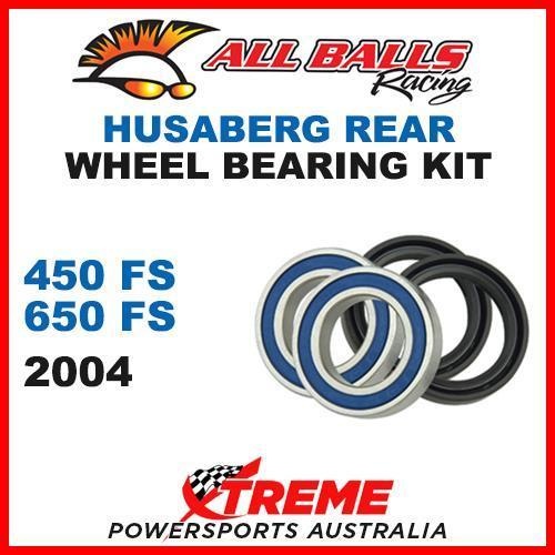 MX Rear Wheel Bearing Kit Husaberg 450FS 650FS FS 450 650 2004, All Balls 25-1283