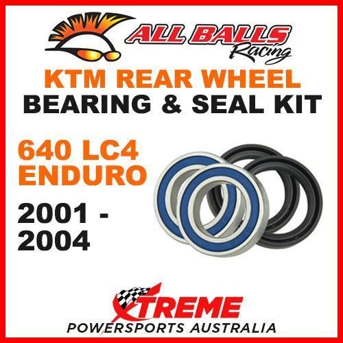 MX Rear Wheel Bearing Kit KTM 640LC4 640 LC4 Enduro 2001-2004 Dirt Bike, All Balls 25-1283