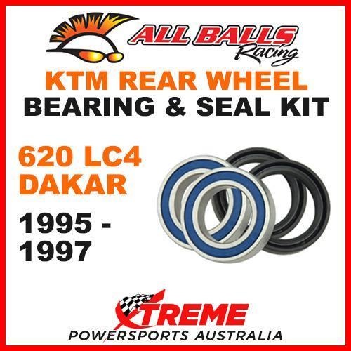 MX Rear Wheel Bearing Kit KTM 620 LC4 DAKAR 620cc 1995-1997 Trail Moto, All Balls 25-1283