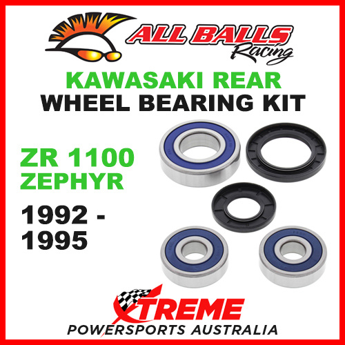 All Balls 25-1285 Kawasaki ZR1100 Zephyr 1992-1995 Rear Wheel Bearing Kit