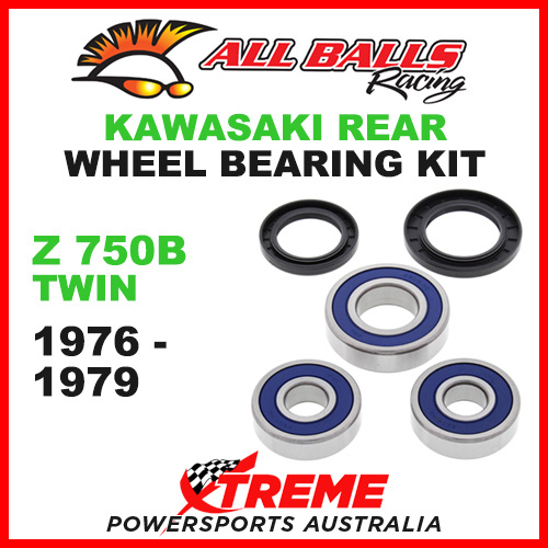 All Balls 25-1286 Kawasaki Z750B Twin 1976-1979 Rear Wheel Bearing Kit