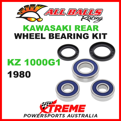 All Balls 25-1286 Kawasaki KZ1000G1 1980 Rear Wheel Bearing Kit