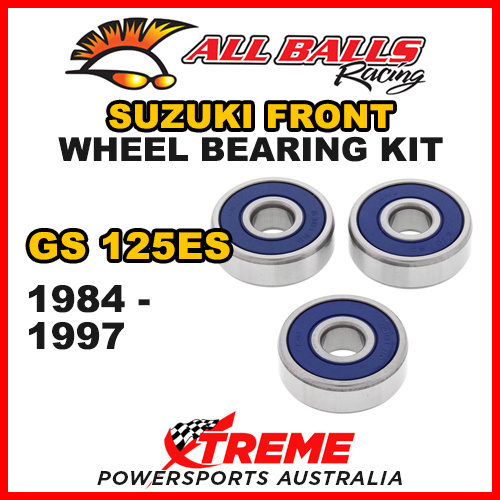 All Balls 25-1289 For Suzuki GS 125ES 1984-1997 Front Wheel Bearing Kit