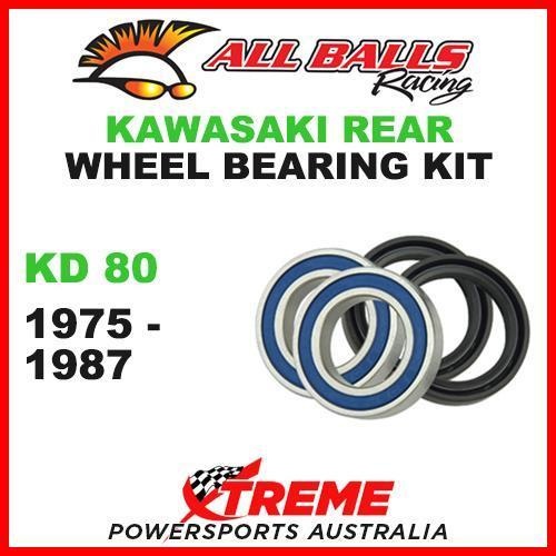 MX Rear Wheel Bearing Kit Kawasaki KD80 KD 80 1975-1987 Dirt Bike, All Balls 25-1292