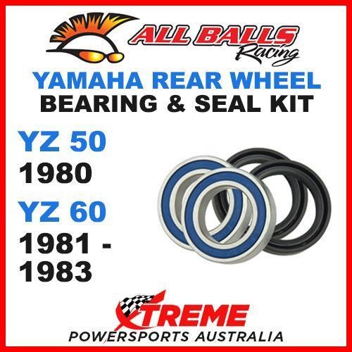 MX Rear Wheel Bearing Kit Yamaha YZ50 YZ 50 1980 YZ60 YZ 60 1981-1983, All Balls 25-1292