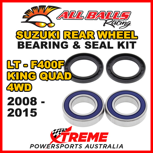 25-1293 ATV REAR WHEEL BEARING KIT For Suzuki LT-F400F 4WD KING QUAD 2008-2015