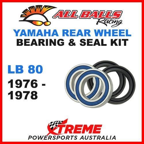 MX Rear Wheel Bearing Kit Yamaha LB80 LB 80 1976-1978 Motorcycle Moto, All Balls 25-1296