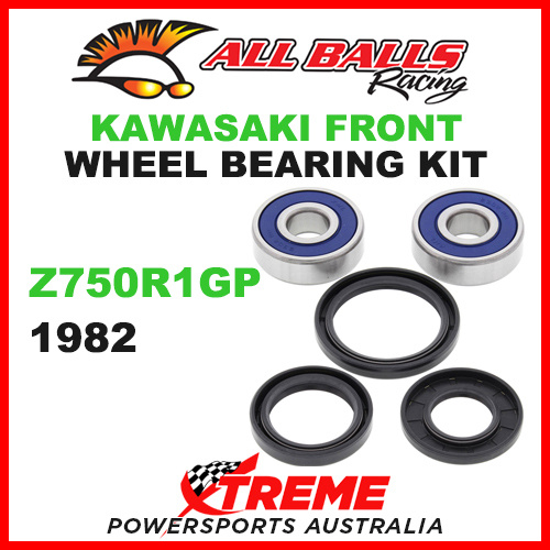 All Balls 25-1310 Kawasaki Z750R1GP Z750R 1GP 1982 Front Wheel Bearing Kit