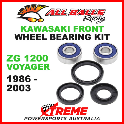 All Balls 25-1310 Kawasaki ZG1200 Voyager 1986-2003 Front Wheel Bearing Kit