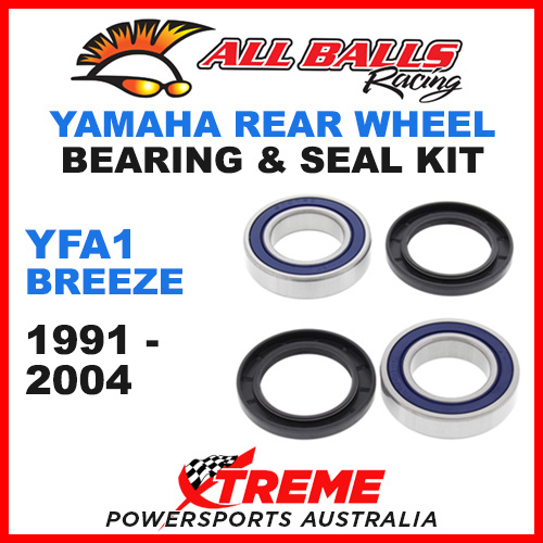 ALL BALLS 25-1314 REAR WHEEL BEARING KIT YAMAHA YFA1 1991-2004 ATV