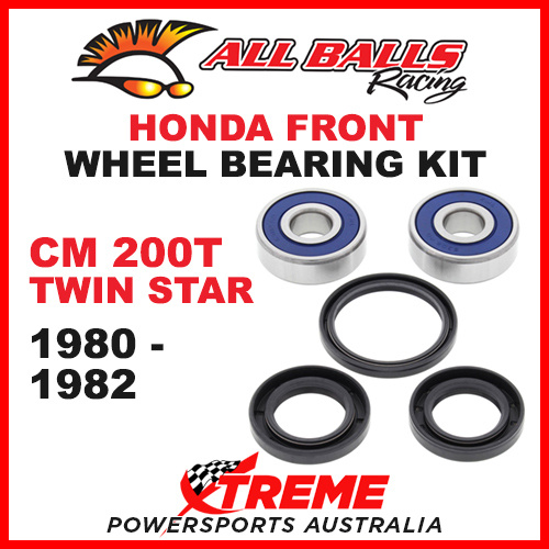 25-1319 Honda CM200T CM 200T Twinstar 1980-1982 Front Wheel Bearing Kit