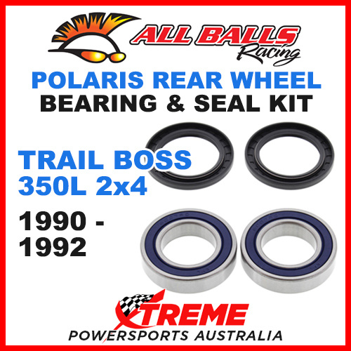 25-1321 ATV REAR WHEEL BEARING KIT POLARIS TRAIL BOSS 350L 2x4 1990-1992