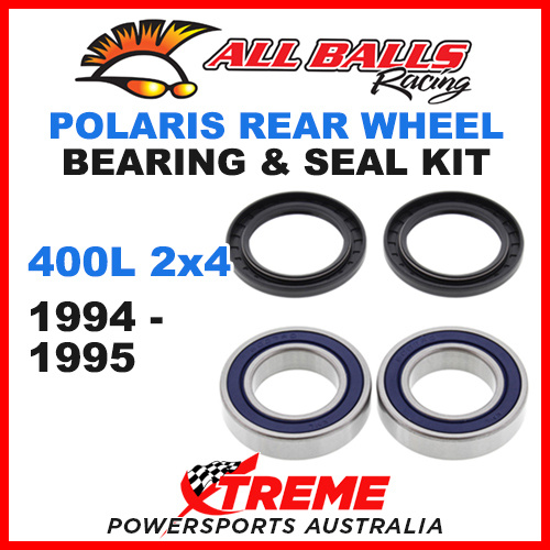 ALL BALLS 25-1321 ATV REAR WHEEL BEARING KIT POLARIS 400L 2x4 1994-1995