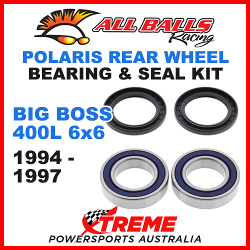 ALL BALLS 25-1321 ATV REAR WHEEL BEARING KIT POLARIS BIG BOSS 400L 6x6 1994-1997