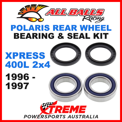 ALL BALLS 25-1321 ATV REAR WHEEL BEARING KIT POLARIS XPRESS 400L 2x4 1996-1997