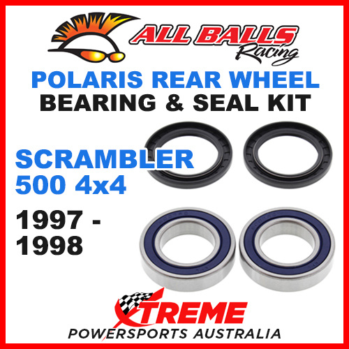 ALL BALLS 25-1321 ATV REAR WHEEL BEARING KIT POLARIS SCRAMBLER 500 4x4 1997-1998