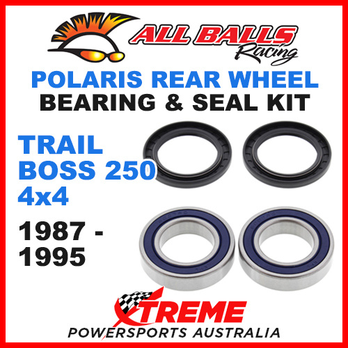 25-1321 ATV REAR WHEEL BEARING KIT POLARIS TRAIL BOSS 250 4X4 1987-1995