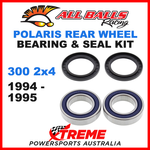 ALL BALLS 25-1321 ATV REAR WHEEL BEARING KIT POLARIS 300 2X4 1994-1995