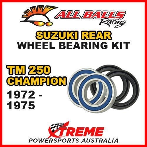 MX Rear Wheel Bearing Kit For Suzuki TM250 TM 250 CHAMPION 1972-1975, All Balls 25-1326