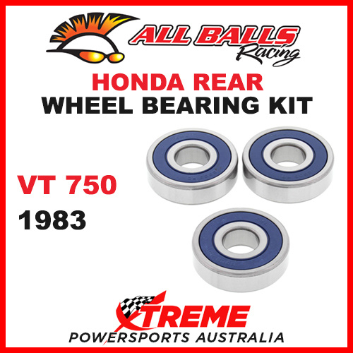 All Balls 25-1327 Honda VT750 VT 750 1983 Rear Wheel Bearing Kit