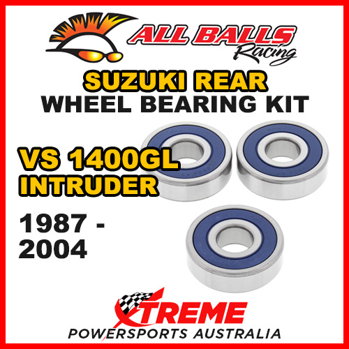 All Balls 25-1327 For Suzuki VS1400GL Intruder 1987-2004 Rear Wheel Bearing Kit