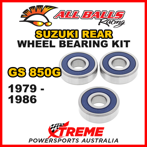 All Balls 25-1327 For Suzuki GS850G GS 850G 1979-1986 Rear Wheel Bearing Kit