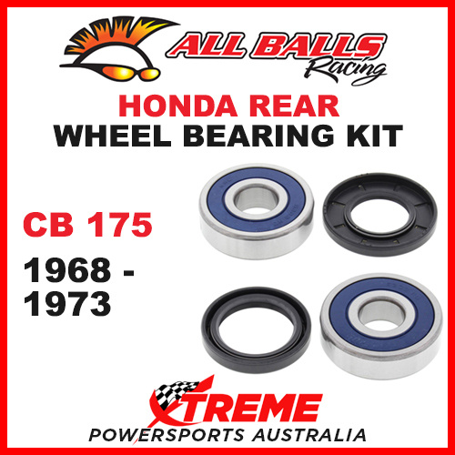 All Balls 25-1330 Honda CB175 CB 175 1968-1973 Rear Wheel Bearing Kit