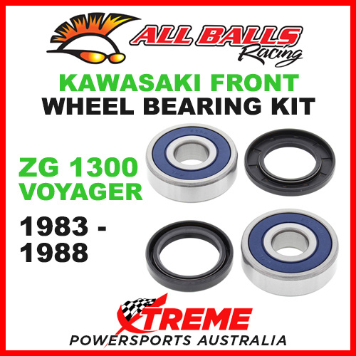 All Balls 25-1332 Kawasaki ZG1000 Voyager 1983-1988 Front Wheel Bearing Kit