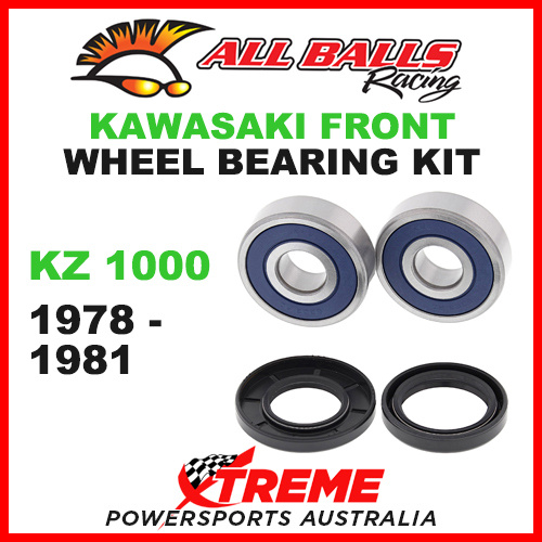 All Balls 25-1333 Kawasaki KZ1000C KZ 1000C 1978-1981 Front Wheel Bearing Kit