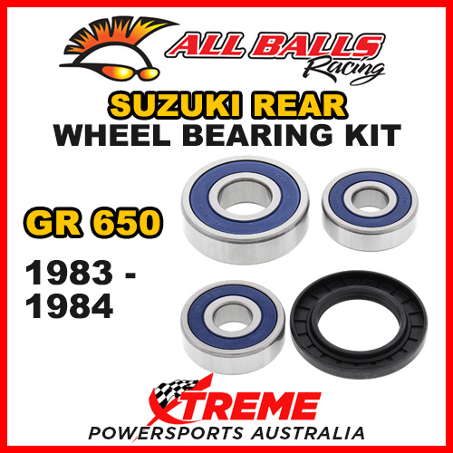 All Balls 25-1347 For Suzuki GR650 GR 650 1983-1984 Rear Wheel Bearing Kit