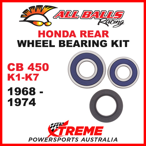 All Balls 25-1361 Honda CB450 CB 450 K1-K7 1968-1974 Rear Wheel Bearing Kit