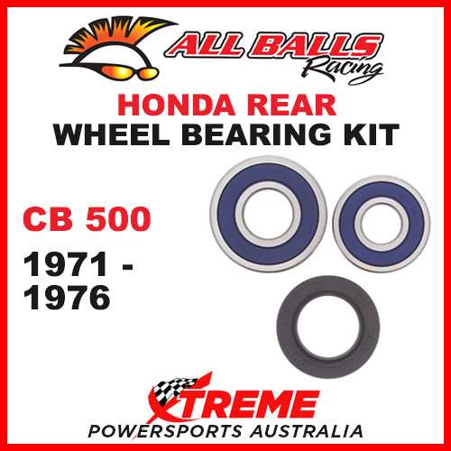 All Balls 25-1361 Honda CB500 CB 500 1971-1976 Rear Wheel Bearing Kit